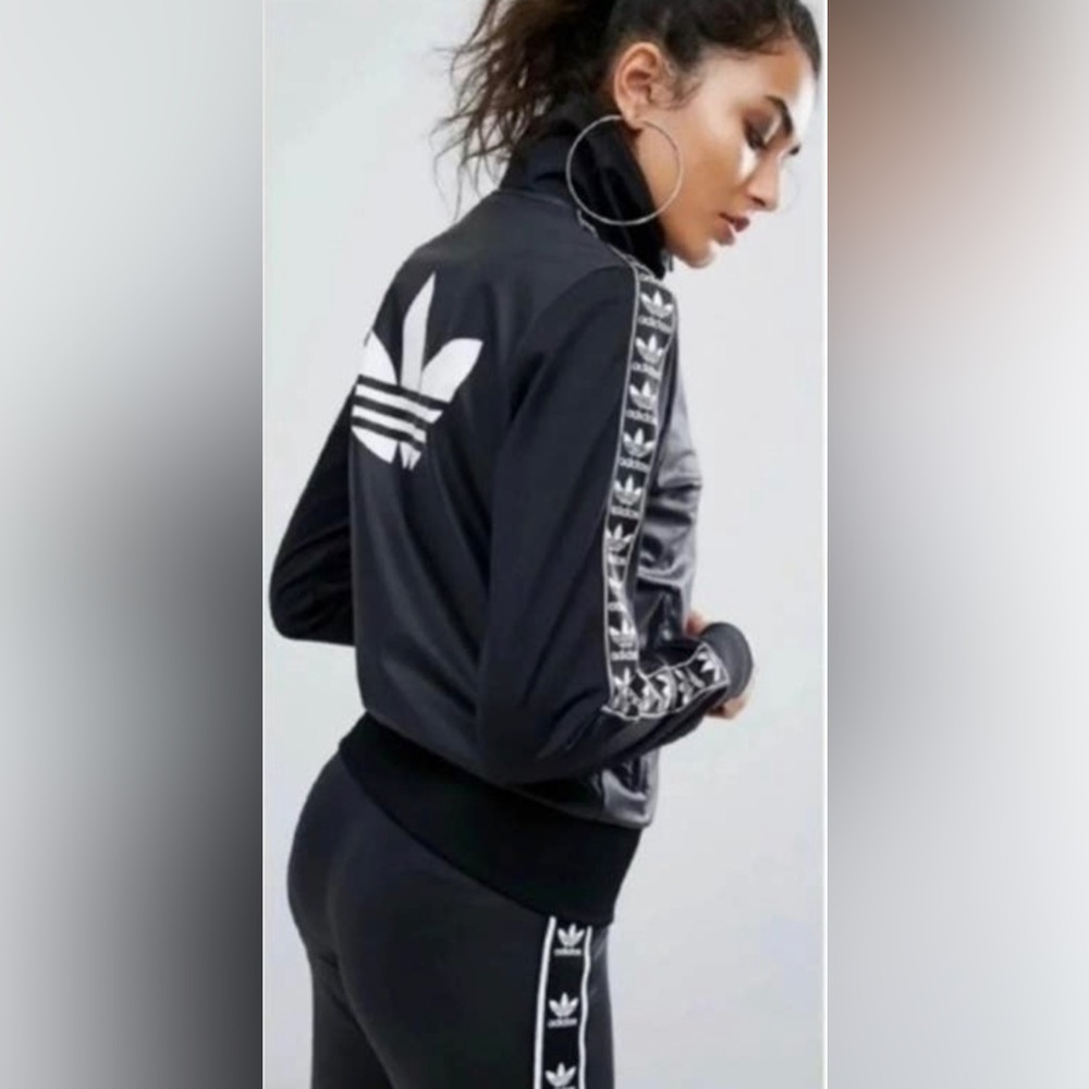 Adidas ordinals faux track suit